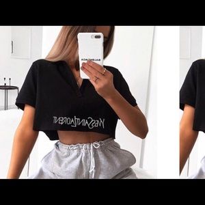 YSL cropped Top